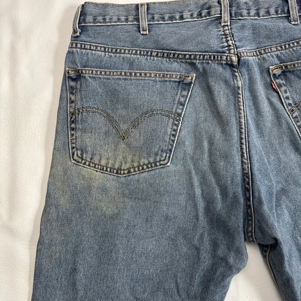 Levi's 505 Jeans Mens 40x30 Blue Relaxed Fit Denim Baggy Y2K Vintage -Fits 39x30